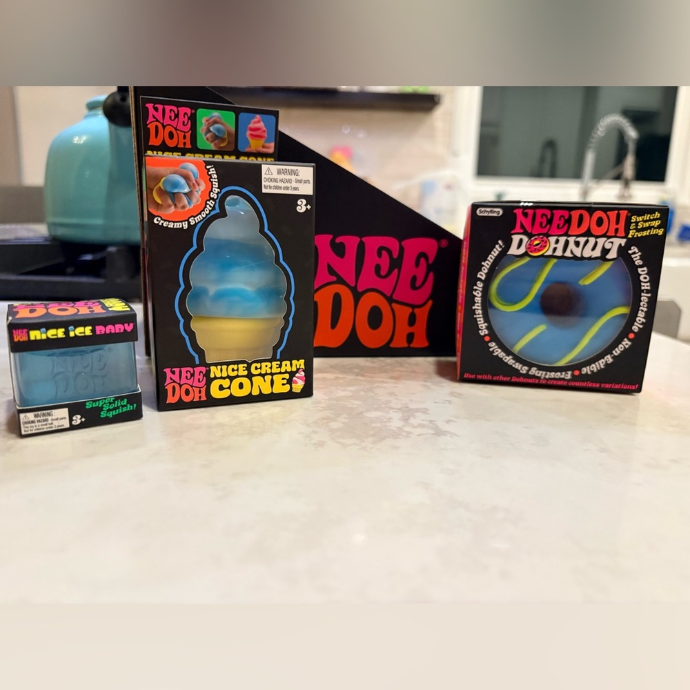 Nee Doh Ice Cream Cone and Donut Set